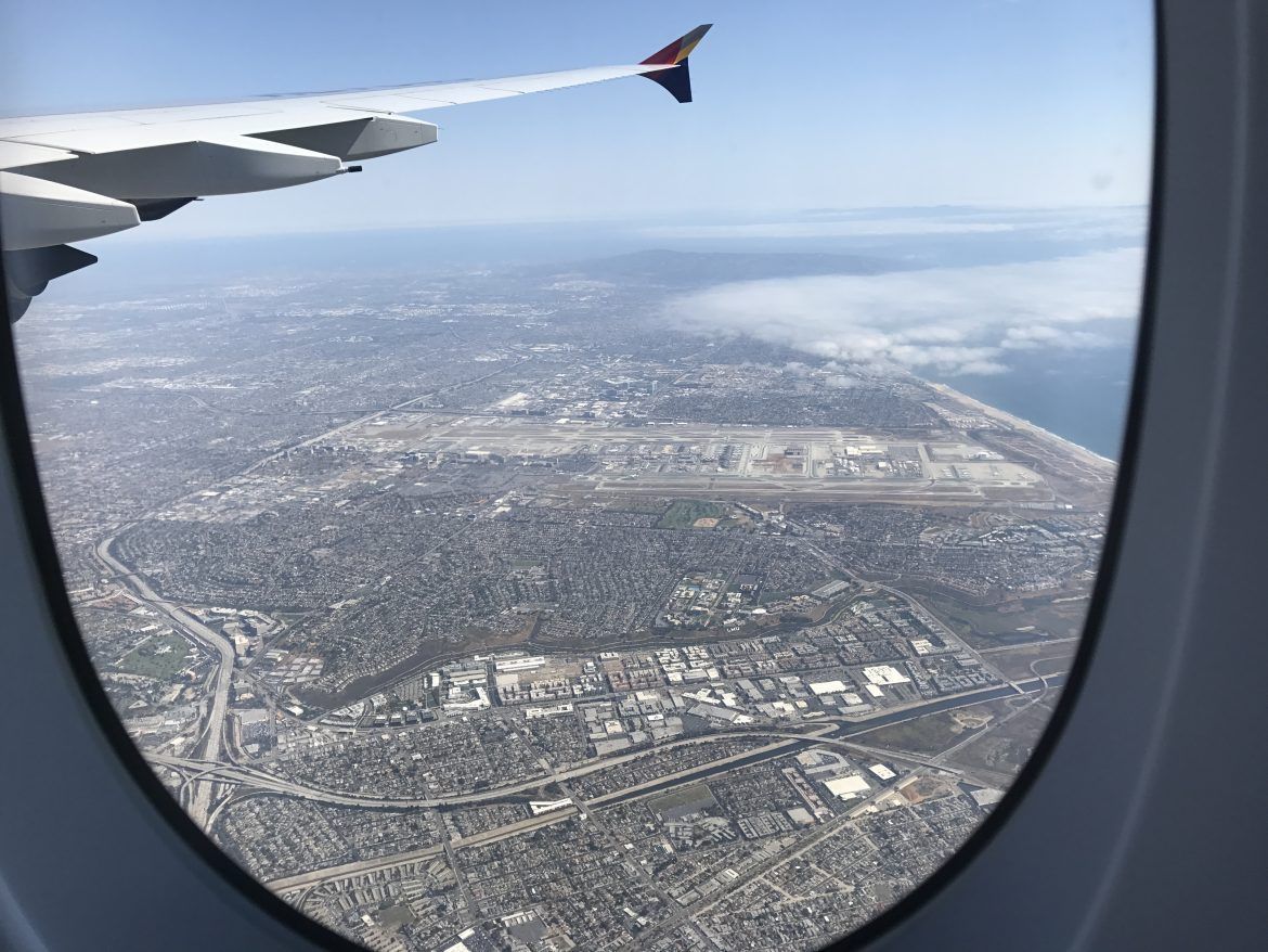 LAX view from A380